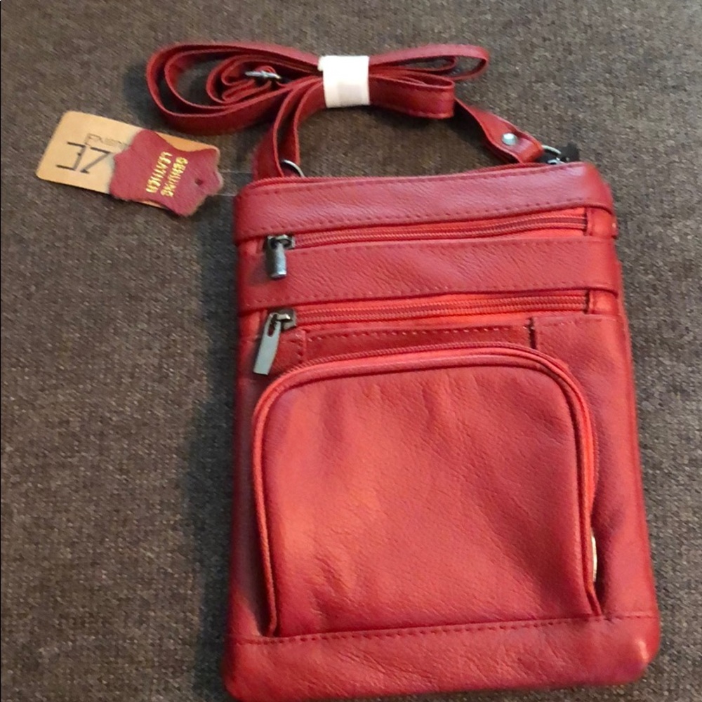 Maze exclusive red crossbody bag